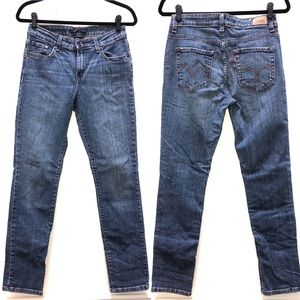 Levi’s mid rise skinny jeans